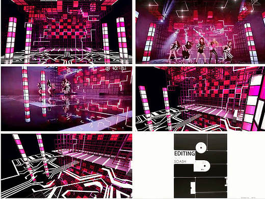 【3d场景还原】fx韩国组合Mv场景3d还原 含视频与效果图