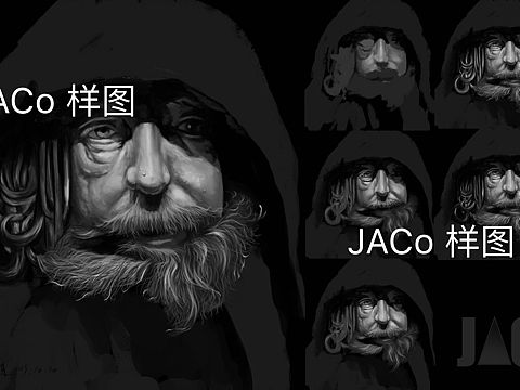 站酷第一帖,发张多年前刚学板绘时的图。