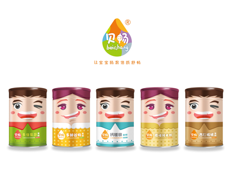 贝畅婴幼儿米粉品牌包装设计