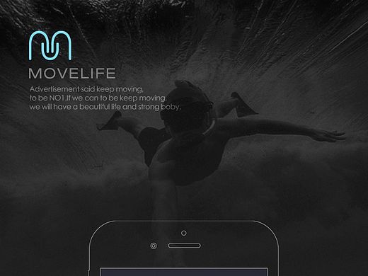 "MOVE LIFE"移动端运动APP