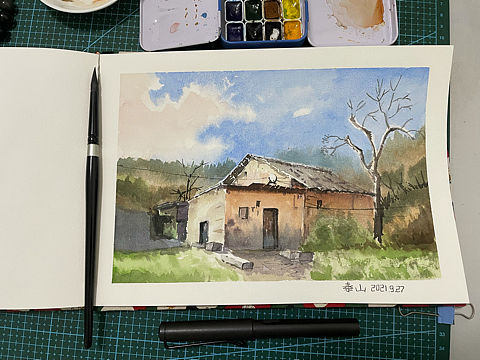 水彩风景练习
