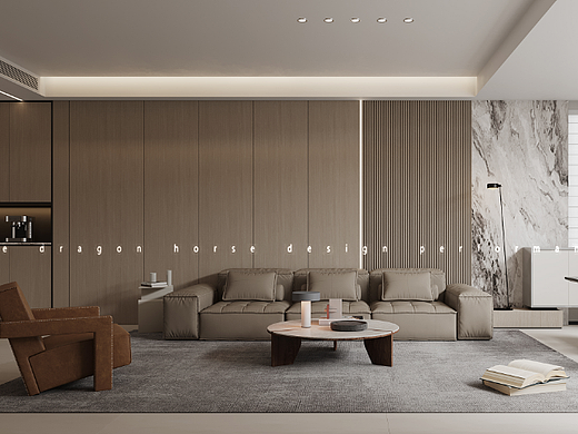 现代轻奢客餐厅—白龙马效果图（个人主页-ZNjY5MTA5MjA=） - 家装设计 - 站酷设计师白龙马效果图小雪原创素材 - 站酷ZCOOL