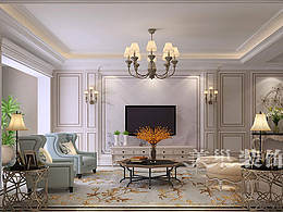 瀚海晴宇大平层样板间设计