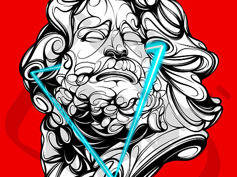 石膏像 马赛 GRENA画风