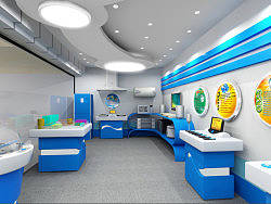 某海滨城市营业厅小展厅设计（个人主页-ZODA3NDAw） - 其他三维 - 站酷设计师hmck原创素材 - 站酷ZCOOL