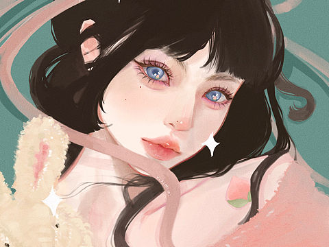 【水果拟人】水蜜桃妹妹🍑