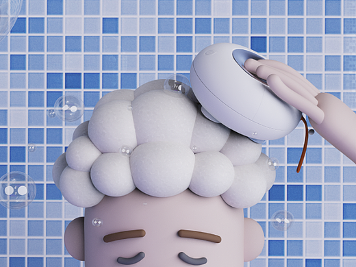 HELLO DONUT! ｜头皮按摩仪｜产品设计｜包装设计