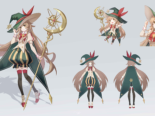 星尘魔法骑士 角色设计