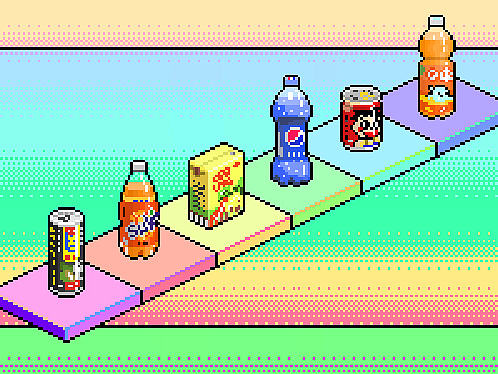 饮料像素画（2017）