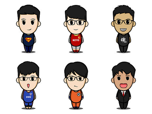 舍友头像系列（个人主页-ZMTkzMTM3Mjg=） - 单幅漫画 - 站酷设计师ChanJJar原创素材 - 站酷ZCOOL