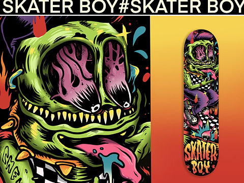 #SKATER BOY 板面设计