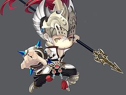 模仿地城之光风格自己画的一个小人儿