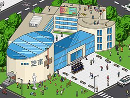 地铁文化墙顶面涂鸦