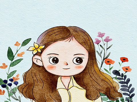 插画/生活永远不会辜负你