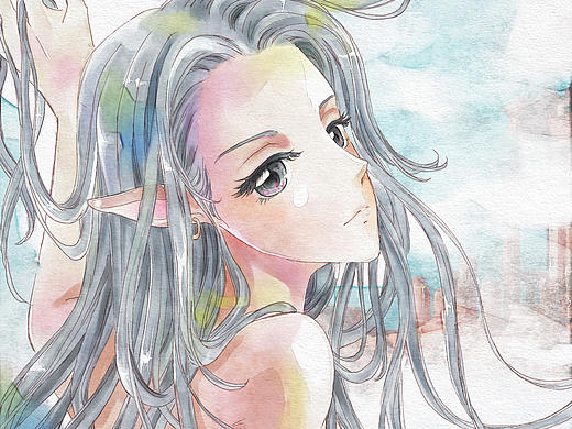 板繪練習(xí)—精靈（個(gè)人主頁(yè)-ZMTY5OTgyODQ=） - 創(chuàng)作習(xí)作 - 站酷設(shè)計(jì)師l344原創(chuàng)素材 - 站酷ZCOOL