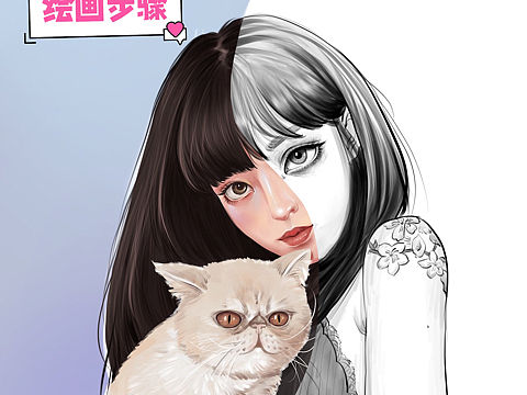 【Procreate】手绘头像4/100