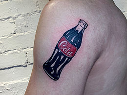 #一瓶可樂# 紋身作品