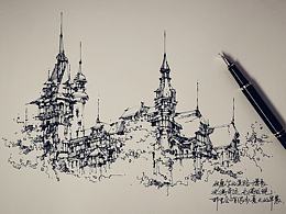 建筑速写
