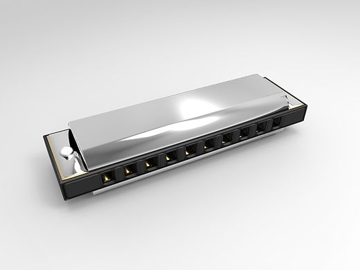 日常练习—口琴（个人主页-ZMTQ5OTQyNjA=） - 其他三维 - 站酷设计师WJYD原创素材 - 站酷ZCOOL