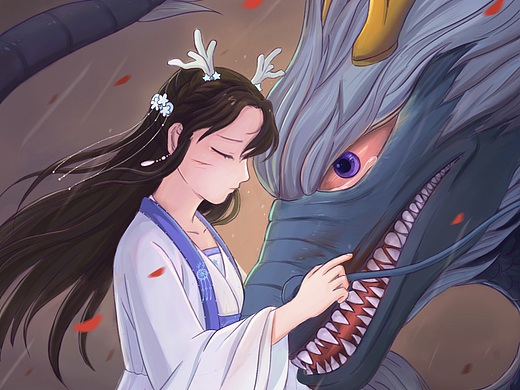 大話西游小龍女（個人主頁-ZMzM4NDEwMjA=） - 創(chuàng)作習作 - 站酷設計師只橙ora原創(chuàng)素材 - 站酷ZCOOL