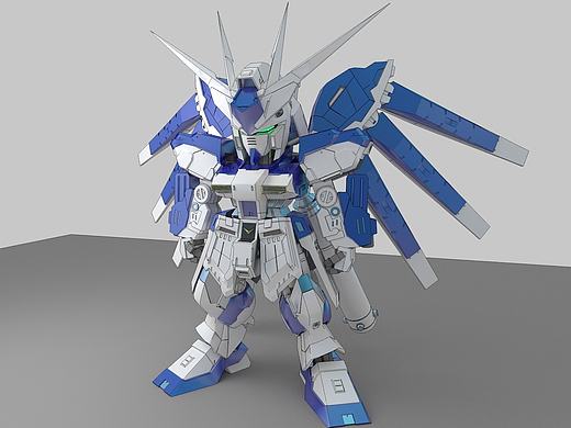 3D 高达游戏建模