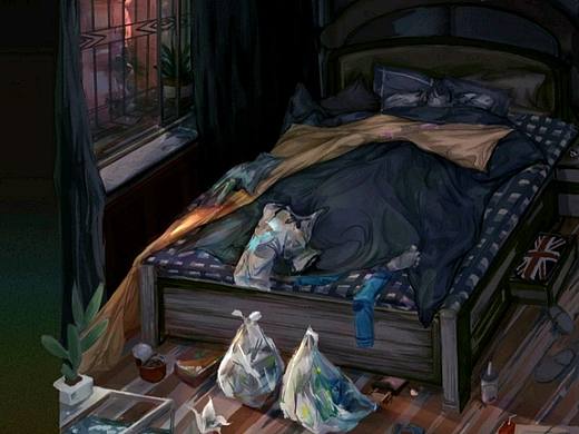 沮丧（个人主页-ZNDYzNDI1MTI=） - 创作习作 - 站酷设计师魍魉人間客原创素材 - 站酷ZCOOL