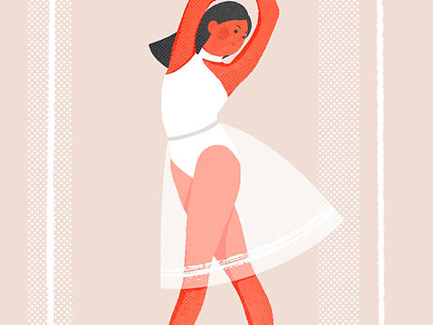 跳舞的姑娘（個(gè)人主頁(yè)-ZNDMyMzQ1MjQ=） - 創(chuàng)作習(xí)作 - 站酷設(shè)計(jì)師清淺淺QINGQIAN原創(chuàng)素材 - 站酷ZCOOL