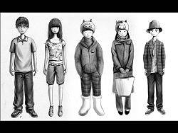 07年在深圳画的小朋友,我和李皮皮,呵呵