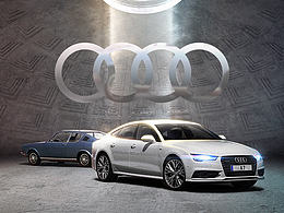 绘最美A7-奥迪A7创意海报设计