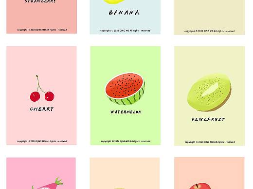 原创 | 插画 | 食物 | 水果系列