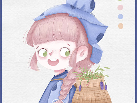 兒插頭像（個(gè)人主頁(yè)-ZNTM3NjIxMzI=） - 兒童插畫(huà) - 站酷設(shè)計(jì)師甜奶起司七七原創(chuàng)素材 - 站酷ZCOOL