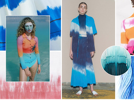 【设计可合作】⼥装图案趋势：花样扎染