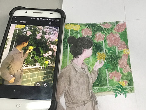 水彩我自己（个人主页-ZMzcwMTQwMjg=） - 绘画 - 站酷设计师王霸天是小仙女原创素材 - 站酷ZCOOL