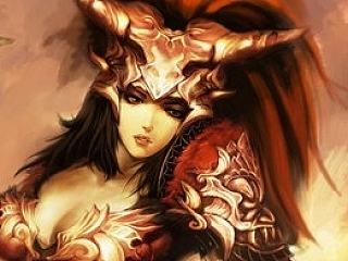 一个女弓手