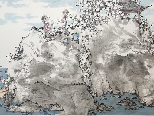 孙永猛水墨皮影作品