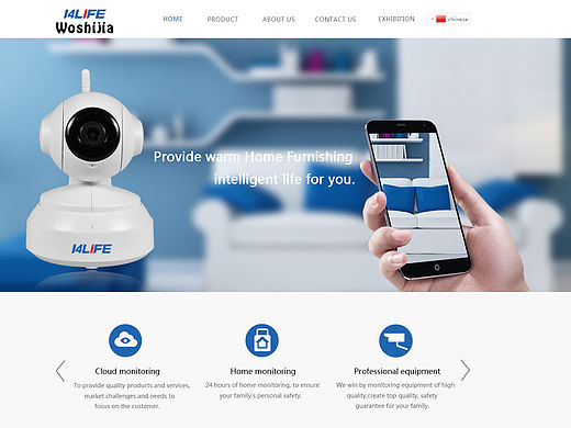 为深圳沃视佳有限公司做英文版网站