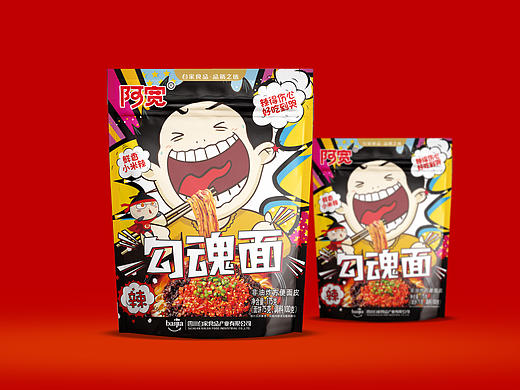 白家陈记方便粉丝   阿宽早起方便食品包装一组（2）