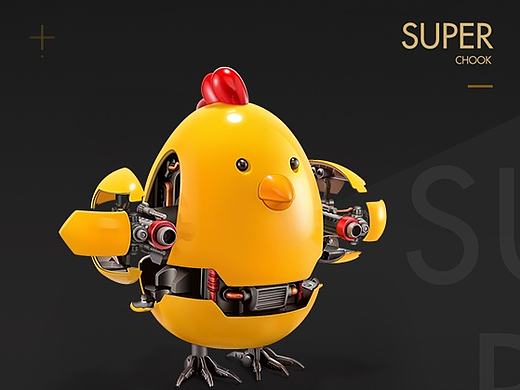 原创写实图标-SUPER CHOOK