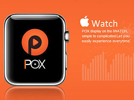 POX音乐apple watch应用界面设计
