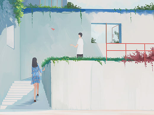 【插画】我们在时间的身边走过了一年