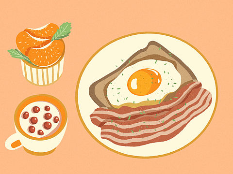 近期美食插画大集合～