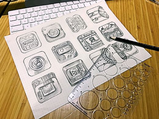 手绘图标 临摹 处女作