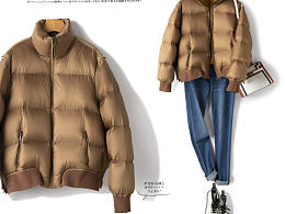 羽絨服搭配拍攝