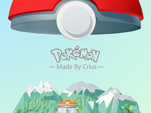 Low Poly Pokemon C4D