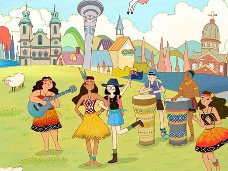 新西兰（个人主页-ZMTI3Mjg2MzY=） - 商业插画 - 站酷设计师boo317原创素材 - 站酷ZCOOL