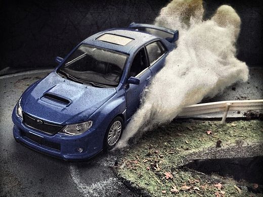 《斯巴鲁 WRX STI》模玩场景