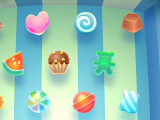 Candy Boom / 糖果手游风格锁屏主题