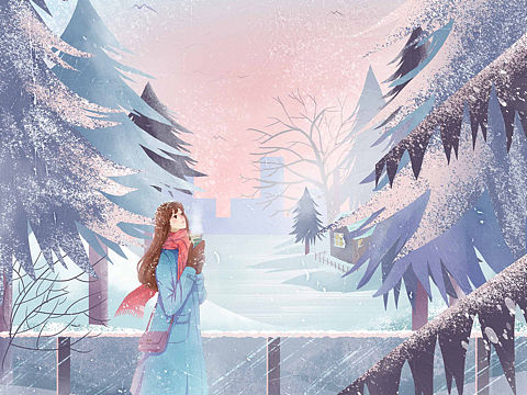 下雪啦