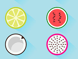 扁平化水果图标