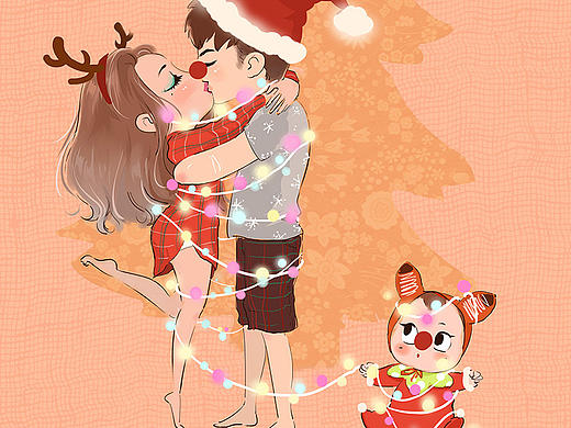 甜蜜圣诞~（个人主页-ZMTk1NjcwNzI=） - 创作习作 - 站酷设计师若茜cici原创素材 - 站酷ZCOOL